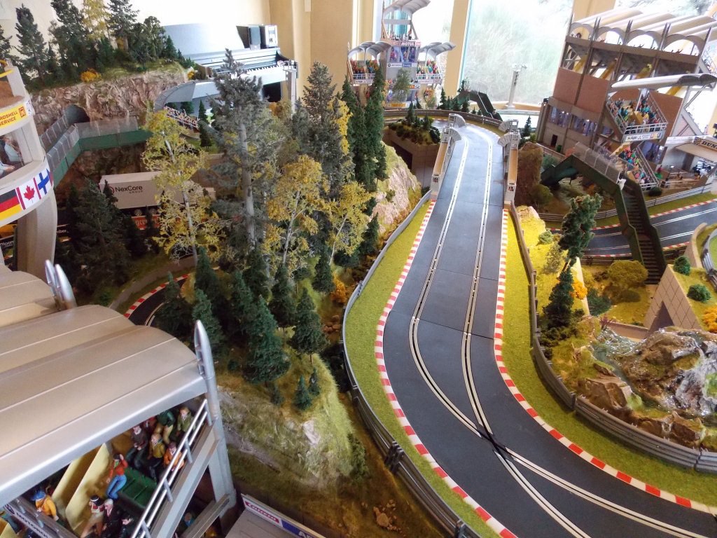 slot car scenery